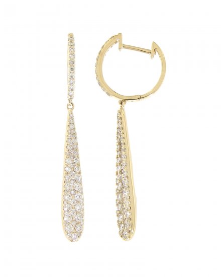 PEAR STYLE DIAMOND DANGLING (TE671)