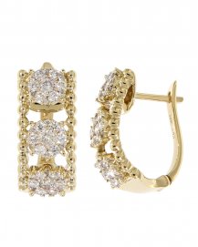 CLUSTER DIAMOND HUGGIES (TE682)
