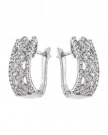 CLOVER STYLE DIAMOND HUGGIES (TE699)