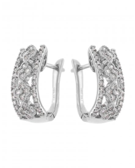 CLOVER STYLE DIAMOND HUGGIES (TE699)