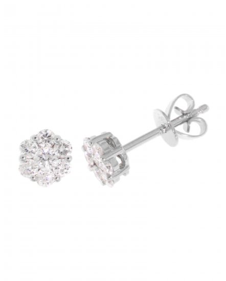  CLUSTER DIAMOND STUDS (TE714)