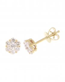  CLUSTER DIAMOND STUDS (TE714)