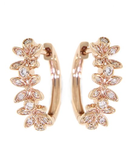 FOUR LEAF DIAMOND HUGGIES (TE734)