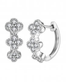 CLOVER STYLE DIAMOND HUGGIES (TE751)