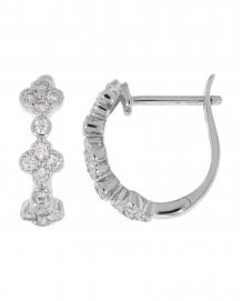 CLOVER STYLE DIAMOND HUGGIES (TE756)