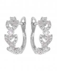 HEART STYLE DIAMOND HUGGIES (TE779)