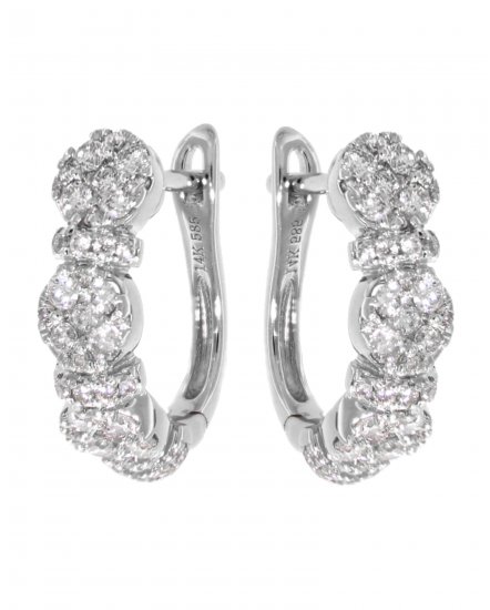 CLUSTER DIAMOND HUGGIES (TE784)