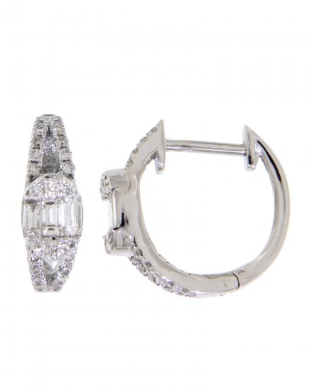 BAGUETTE DIAMOND HUGGIES (TE806)
