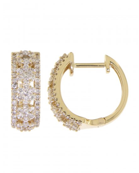 CLUSTER DIAMOND HUGGIES (TE811)