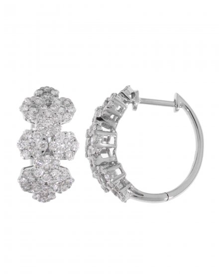 CLUSTER DIAMOND HUGGIES (TE812)