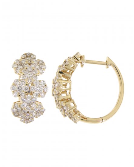 CLUSTER DIAMOND HUGGIES (TE812)