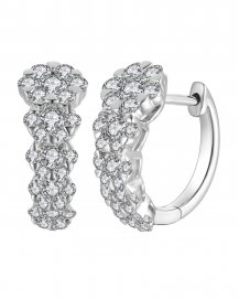 CLUSTER DIAMOND HUGGIES (TE813)