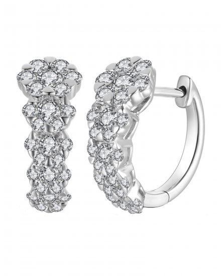 CLUSTER DIAMOND HUGGIES (TE813)