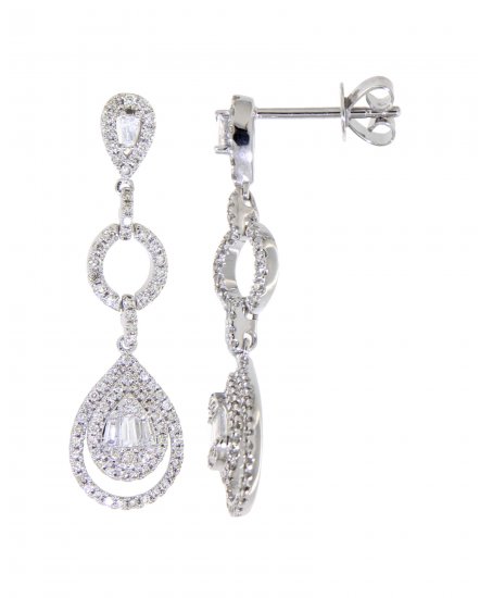 PEAR STYLE DIAMOND DANGLING (TE815)