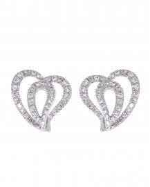 HEART SHAPE DIAMOND STUDS (TE816)