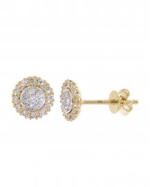 ROUND DIAMOND STUDS (TE817)