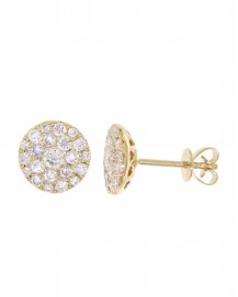 ROUND CLUSTER DIAMOND STUDS (TE822)