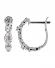 OVAL STYLE DIAMOND HUGGIES (TE832)