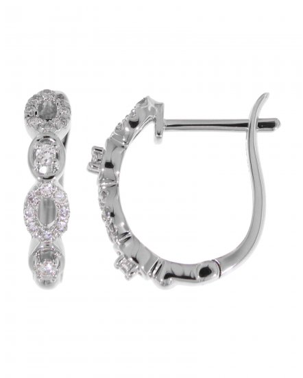 OVAL STYLE DIAMOND HUGGIES (TE832)