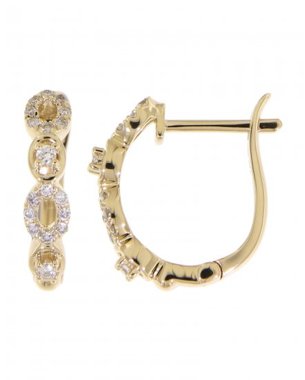 OVAL STYLE DIAMOND HUGGIES (TE832)