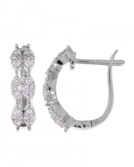 MARQUISE STYLE DIAMOND HUGGIES (TE833)
