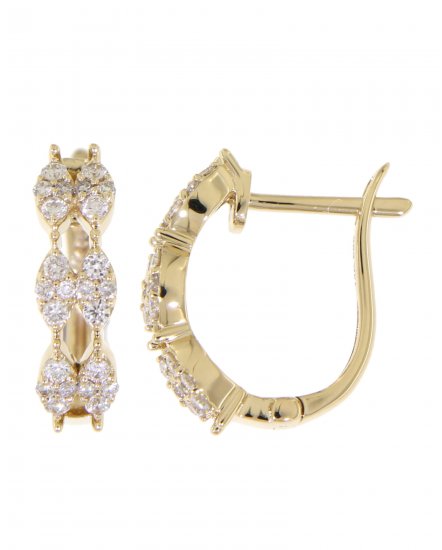 MARQUISE STYLE DIAMOND HUGGIES (TE833)