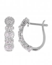 CLUSTER DIAMOND HUGGIES (TE847)