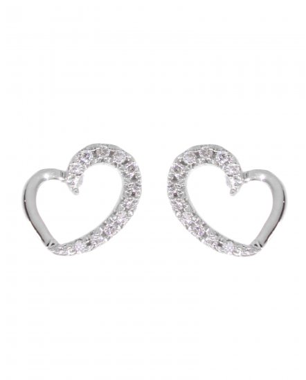HEART SHAPE DIAMOND STUDS (TE851)
