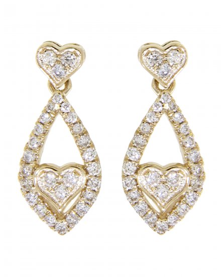 FISH STYLE DIAMOND DANGLING (TE855)