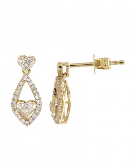 FISH STYLE DIAMOND DANGLING (TE855)