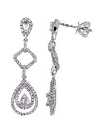PEAR STYLE DIAMOND DANGLING (TE857)