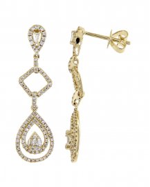 PEAR STYLE DIAMOND DANGLING (TE857)
