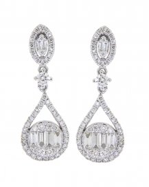 BAGUETTE DIAMOND DANGLING (TE858)