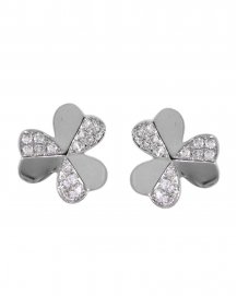 FLORAL STYLE DIAMOND STUDS (TE864)