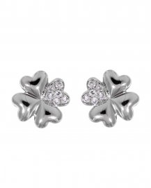 FOUR LEAF STYLE DIAMOND STUDS (TE865)