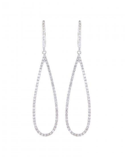PEAR STYLE DIAMOND DANGLING (TE870)