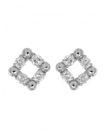 SQUARE DIAMOND STUDS (TE888)