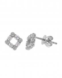 SQUARE DIAMOND STUDS (TE888)