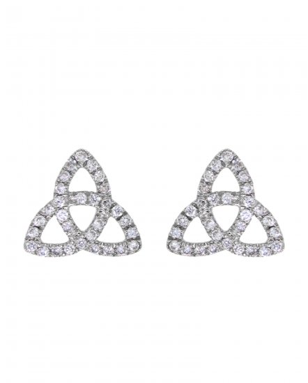 TRIANGLE STYLE DIAMOND STUDS (TE902)