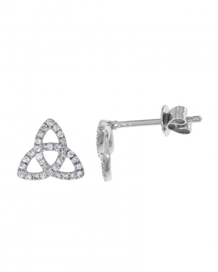 TRIANGLE STYLE DIAMOND STUDS (TE902)