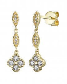 CLOVER STYLE DIAMOND DANGLING (TE910)