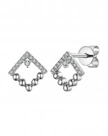 SQUARE DIAMOND STUDS (TE911)
