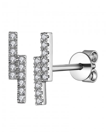 STRAIGHT BAR DIAMOND STUDS (TE924)