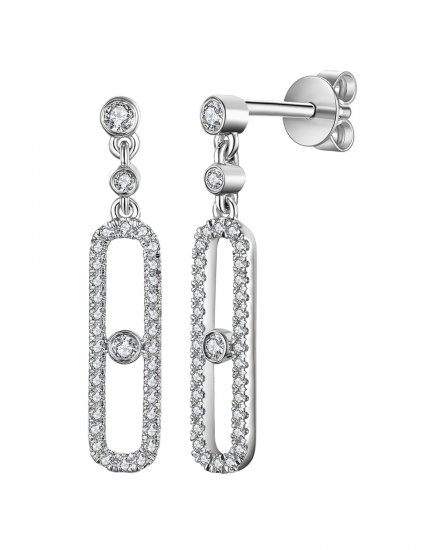 OPEN BAR DIAMOND DANGLING  (TE929)