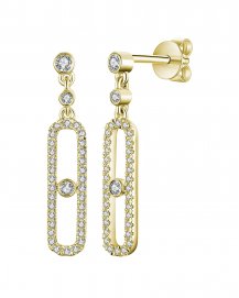 OPEN BAR DIAMOND DANGLING  (TE929)