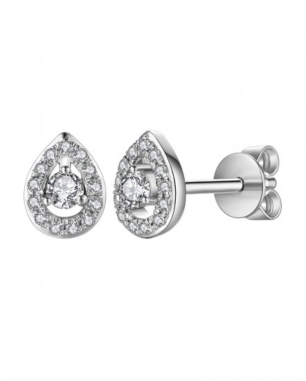 PEAR DIAMOND STUDS (TE935)