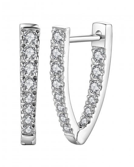 INSIDE OUTSIDE DIAMOND HOOPS (TE936)