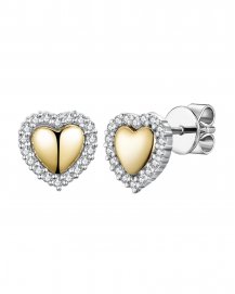 HEART SHAPE DIAMOND STUDS (TE939)