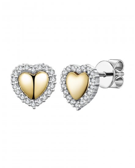 HEART SHAPE DIAMOND STUDS (TE939)