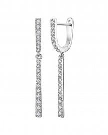 STRAIGHT BAR DIAMOND DANGLING  (TE948)